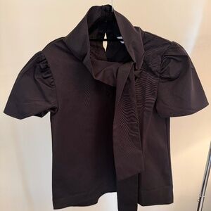 Laroque bow neck top